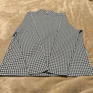 KAREN SCOTT
Women's Houndstooth-Print Mock-Neck Top